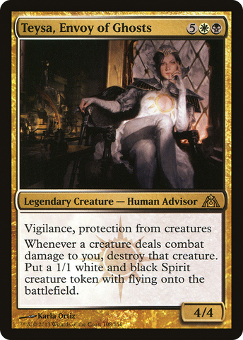 {R} Teysa, Envoy of Ghosts [Dragon's Maze][DGM 108]
