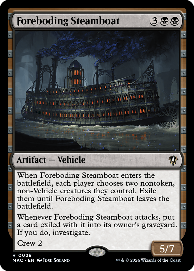 {R} Foreboding Steamboat [Murders at Karlov Manor Commander][MKC 028]