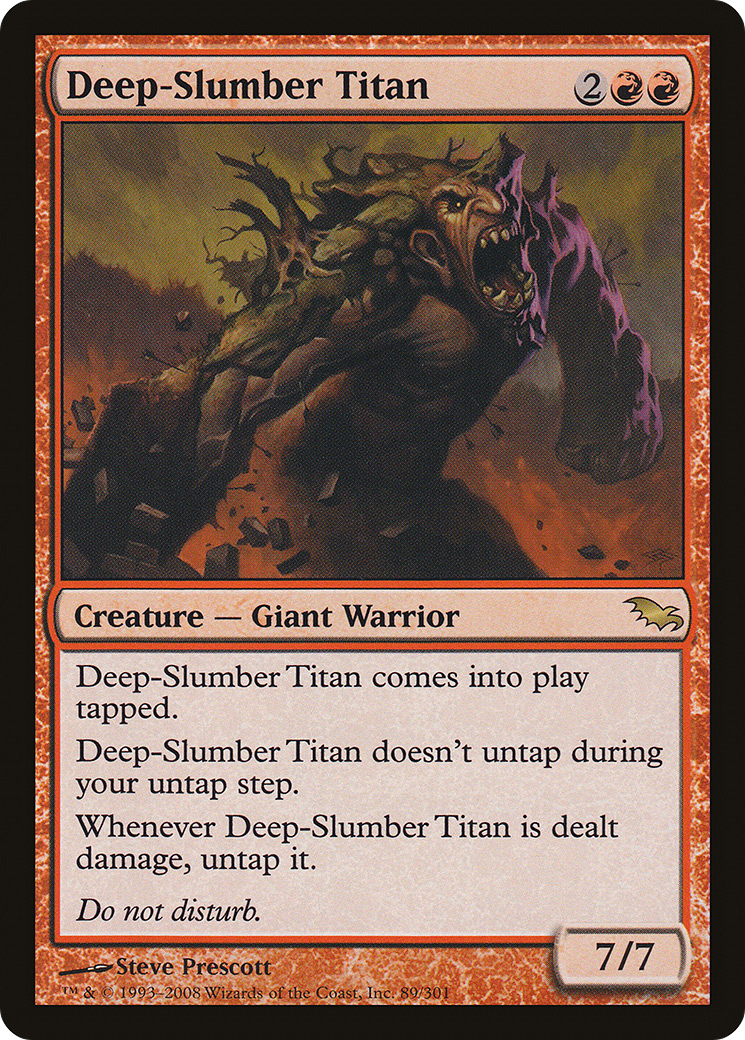 {R} Deep-Slumber Titan [Shadowmoor][SHM 089]