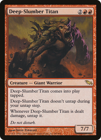 {R} Deep-Slumber Titan [Shadowmoor][SHM 089]
