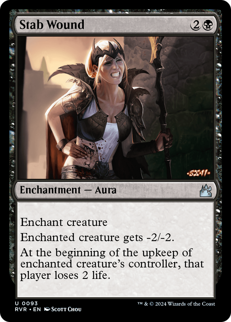 {C} Stab Wound [Ravnica Remastered][RVR 093]