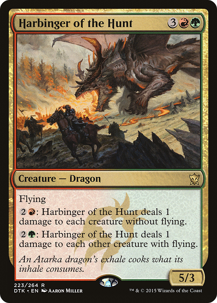 {R} Harbinger of the Hunt [Dragons of Tarkir][DTK 223]