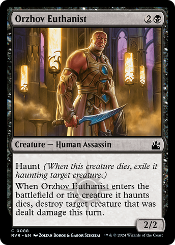 {C} Orzhov Euthanist [Ravnica Remastered][RVR 088]