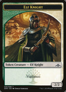 {T} Saproling // Elf Knight Double-sided Token [Guilds of Ravnica Guild Kit Tokens][TGK1 008]