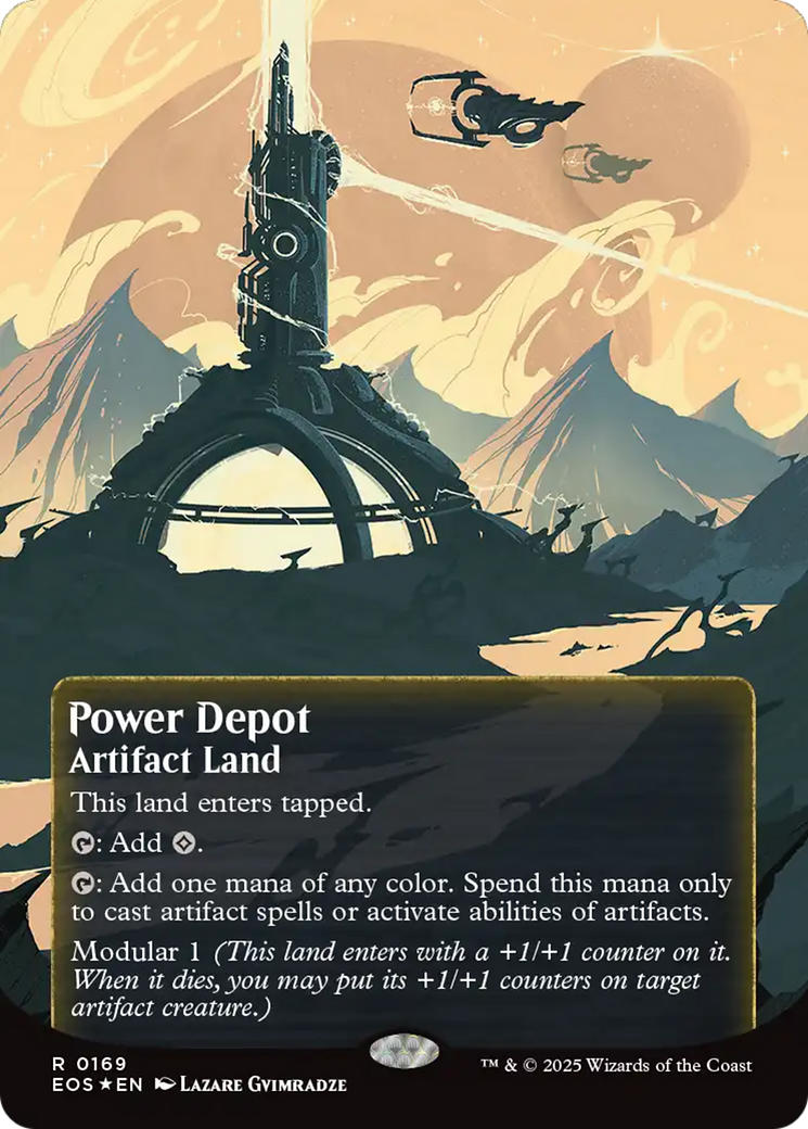 {R} Power Depot (0169) (Poster) (Galaxy Foil) [Edge of Eternities: Stellar Sights][EOS 169]