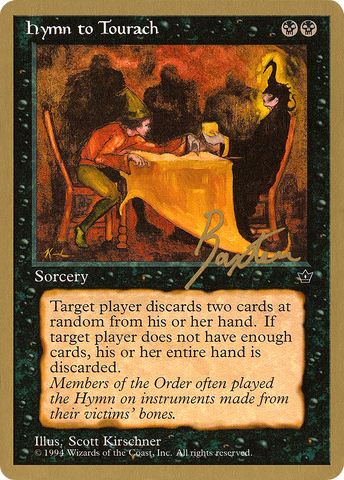 {C} Hymn to Tourach (Table) (George Baxter) [Pro Tour Collector Set][GB PTC GB38D]