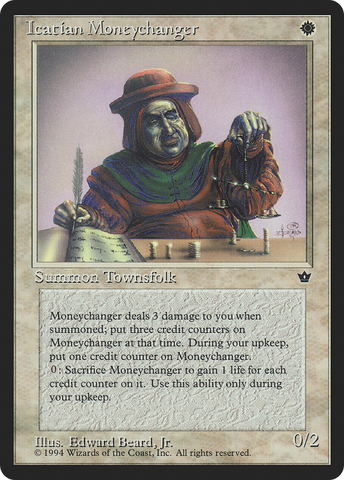 {C} Icatian Moneychanger (Edward P. Beard, Jr.) [Fallen Empires][FEM 10B]