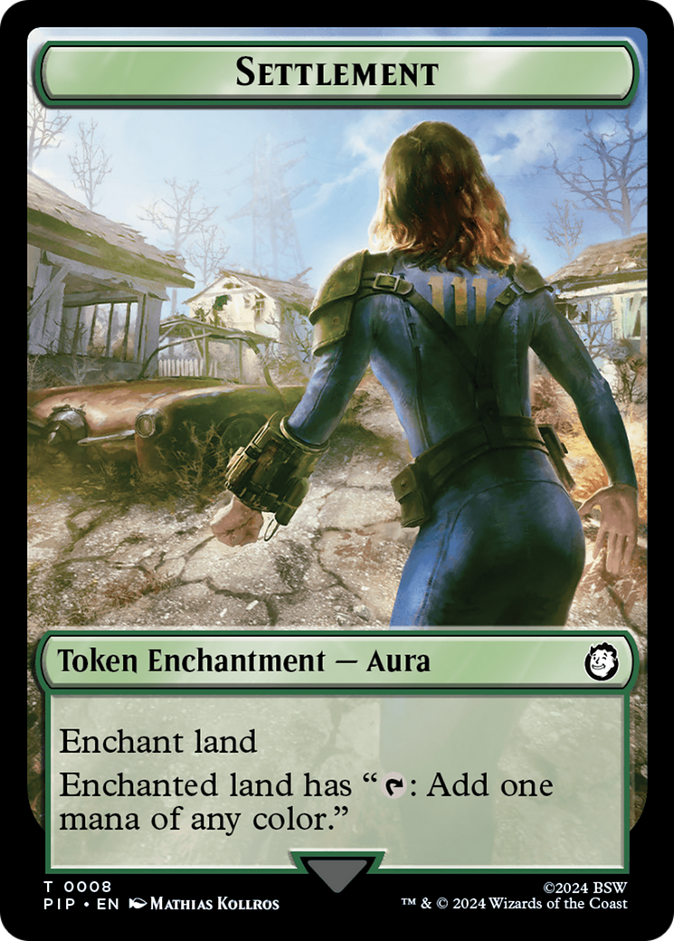 {T} Junk // Settlement Double-Sided Token [Fallout Tokens][TPIP 15//8]