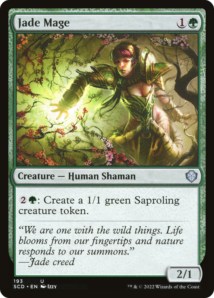 {C} Jade Mage [Starter Commander Decks][SCD 193]