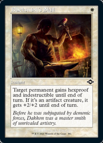 {C} Blacksmith's Skill (Retro Foil Etched) [Modern Horizons 2][RF ET MH2 381]