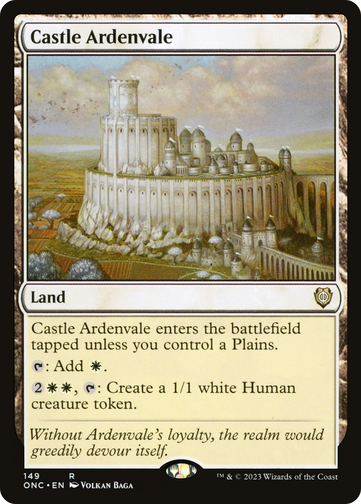 {R} Castle Ardenvale [Phyrexia: All Will Be One Commander][ONC 149]