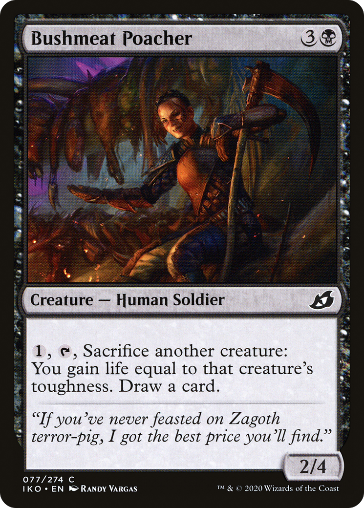{C} Bushmeat Poacher [Ikoria: Lair of Behemoths][IKO 077]