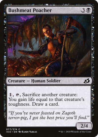 {C} Bushmeat Poacher [Ikoria: Lair of Behemoths][IKO 077]