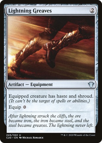 {C} Lightning Greaves [Commander 2020][C20 245]
