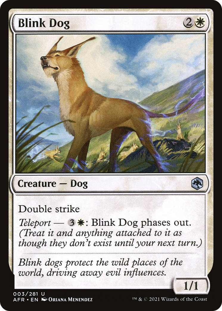 {C} Blink Dog [Dungeons & Dragons: Adventures in the Forgotten Realms][AFR 003]