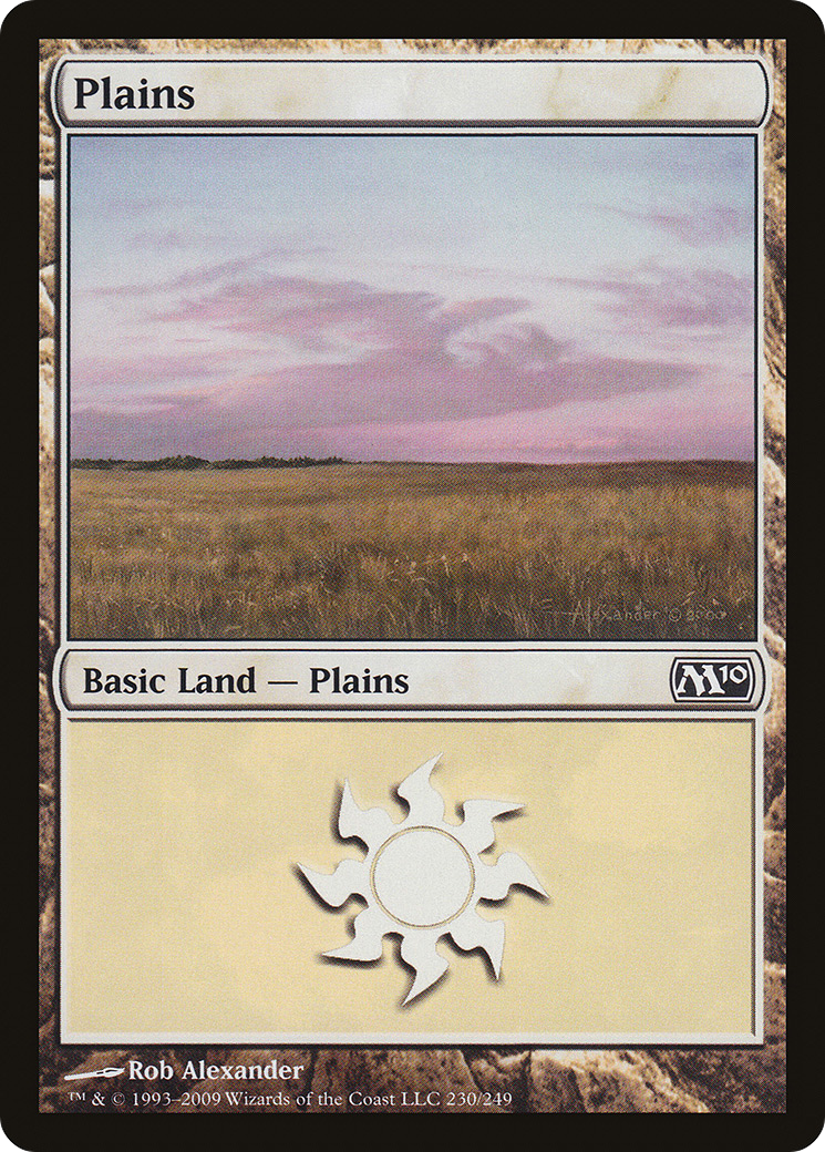 {B}[M10 230] Plains (230) [Magic 2010]