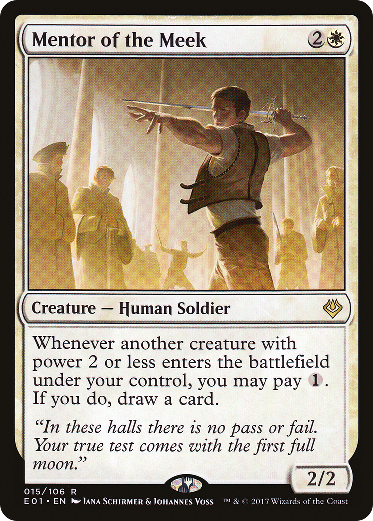 {R} Mentor of the Meek [Archenemy: Nicol Bolas][E01 015]