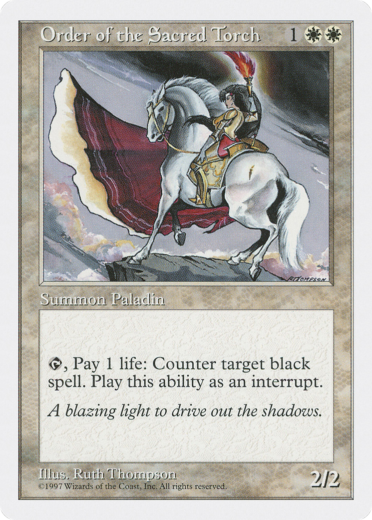 {R} Order of the Sacred Torch [Fifth Edition][5ED 048]