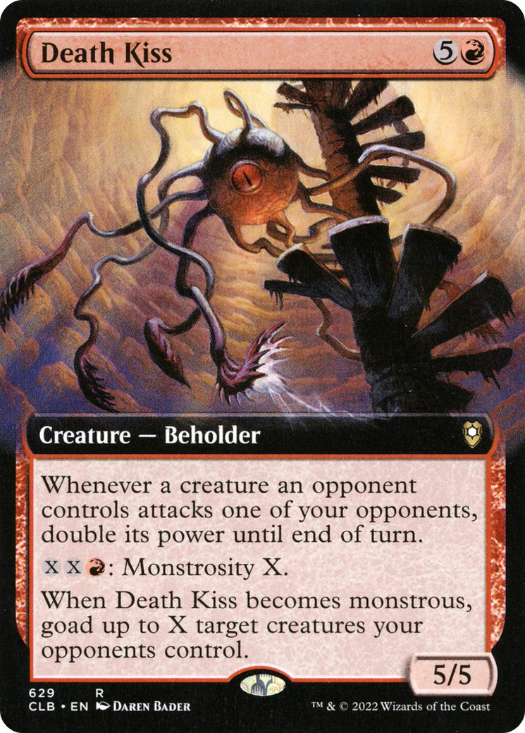 {R} Death Kiss (Extended Art) [Commander Legends: Battle for Baldur's Gate][CLB 629]