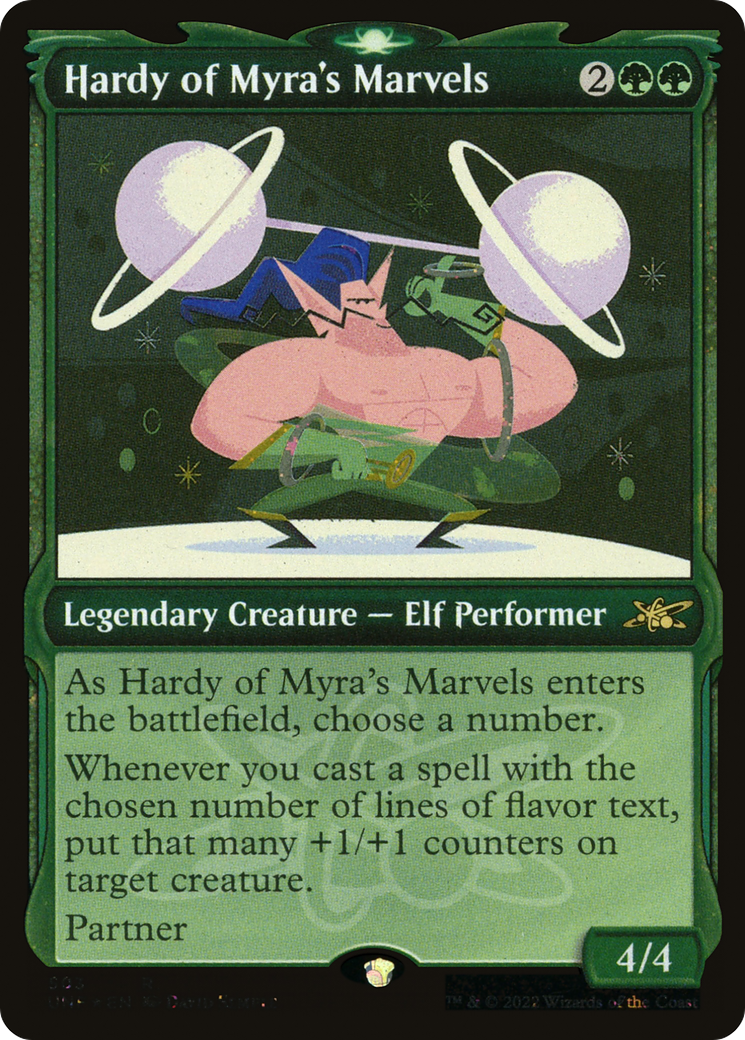 {R} Hardy of Myra's Marvels (Showcase) (Galaxy Foil) [Unfinity][UNF 503]