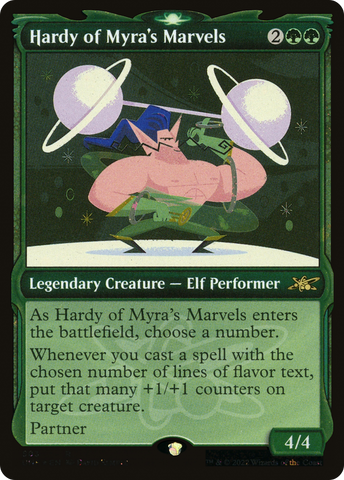 {R} Hardy of Myra's Marvels (Showcase) (Galaxy Foil) [Unfinity][UNF 503]