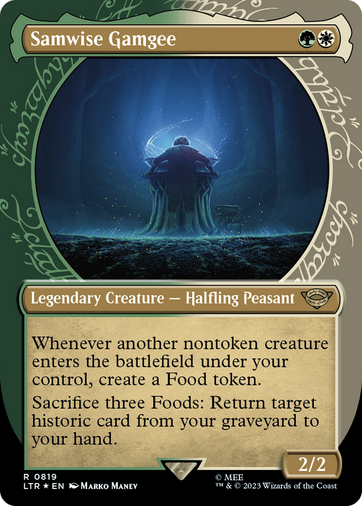 {R} Samwise Gamgee (Showcase) (Surge Foil) [The Lord of the Rings: Tales of Middle-Earth][LTR 819]