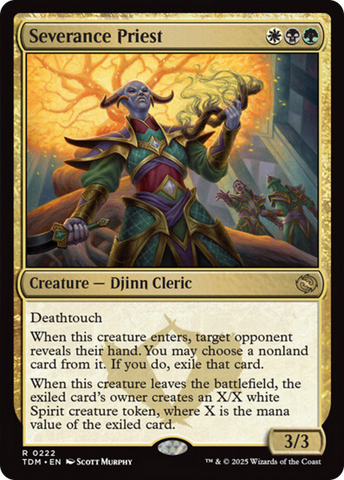{@R} Severance Priest [Tarkir: Dragonstorm][TDM 222]
