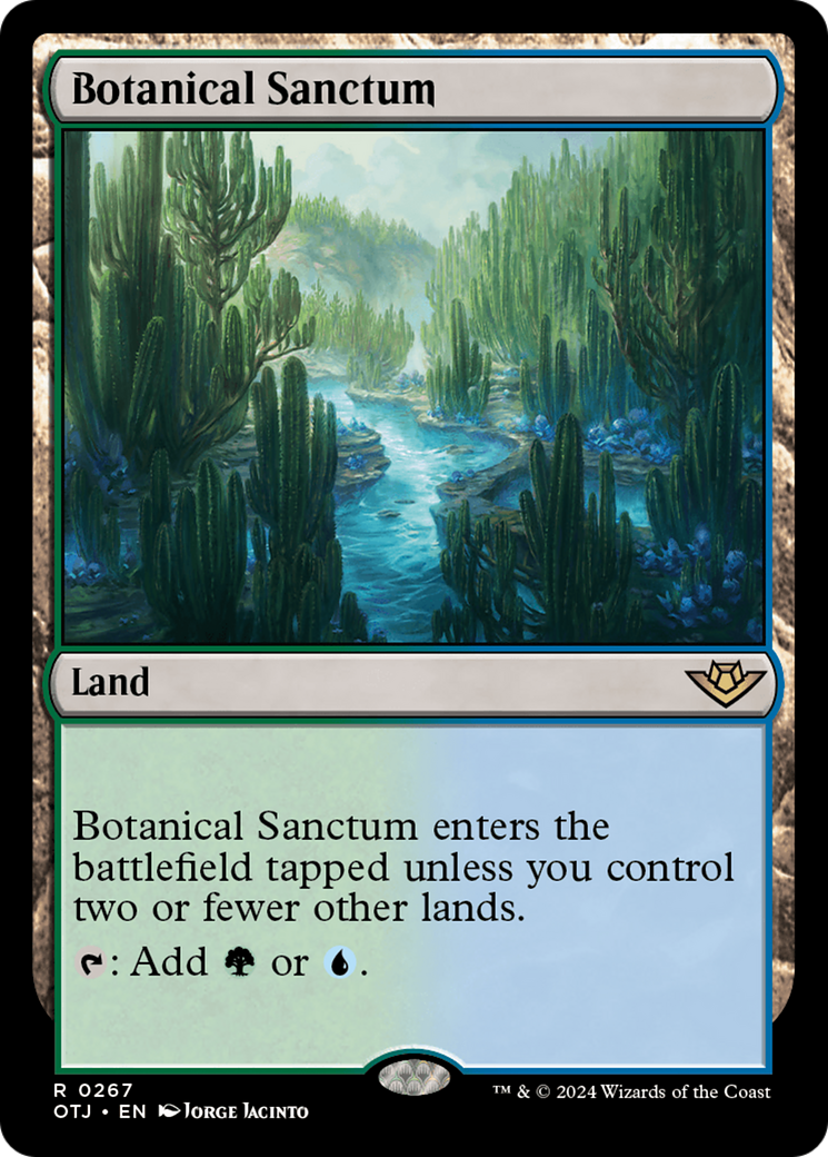 {@R} Botanical Sanctum [Outlaws of Thunder Junction][OTJ 267]