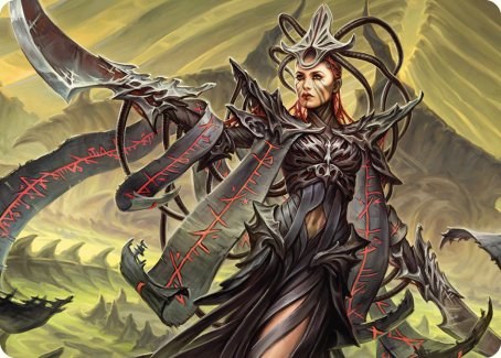 {A} Testament Bearer Art Card [Phyrexia: All Will Be One Art Series][AONE 023]