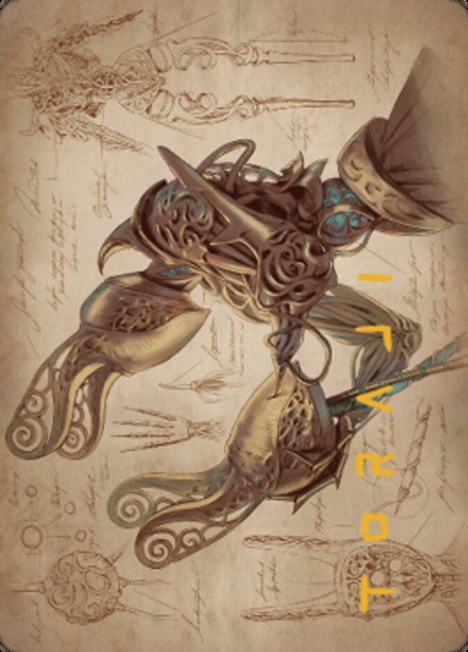 {A} Self-Assembler Art Card (Gold-Stamped Signature) [The Brothers' War Art Series][GS ABRO 077]