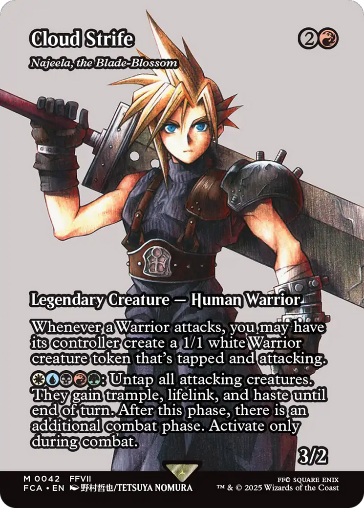 {R} Najeela, the Blade-Blossom -  Cloud Strife (Showcase) [FINAL FANTASY : Through the Ages][FCA 042]