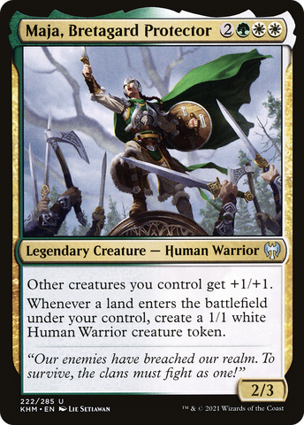 {C} Maja, Bretagard Protector [Kaldheim][KHM 222]