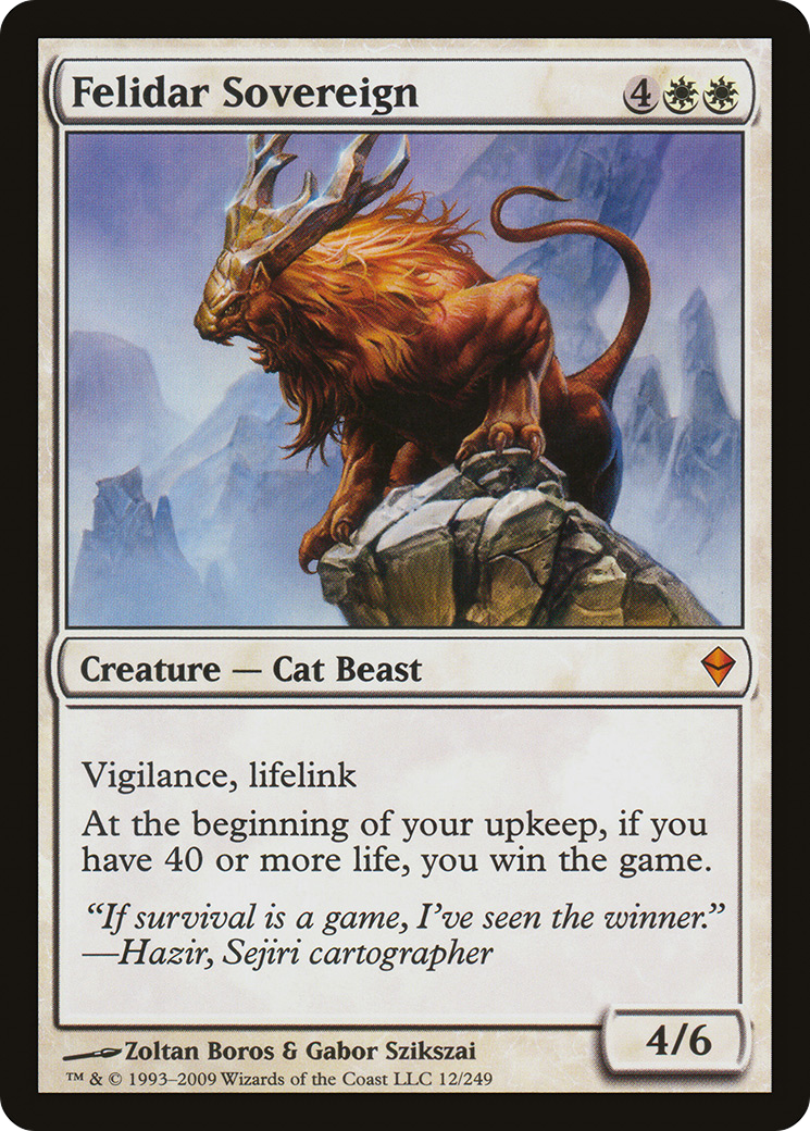 {R} Felidar Sovereign [Zendikar][ZEN 012]