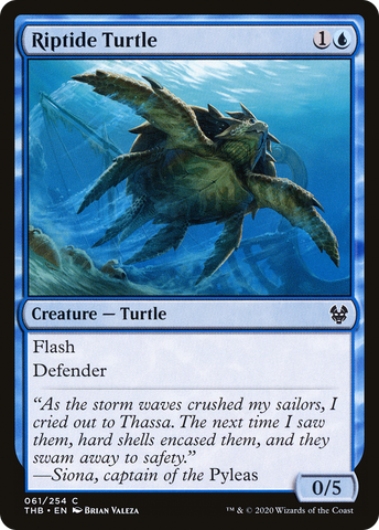 {C} Riptide Turtle [Theros Beyond Death][THB 061]