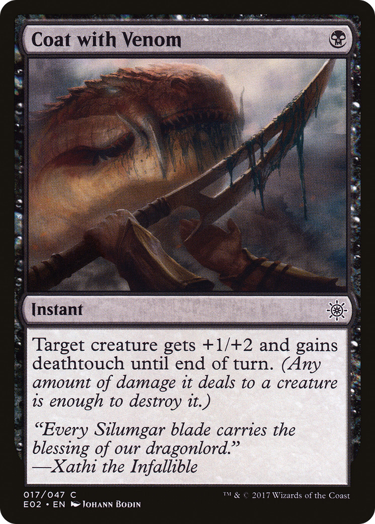 {C} Coat with Venom [Explorers of Ixalan][E02 017]