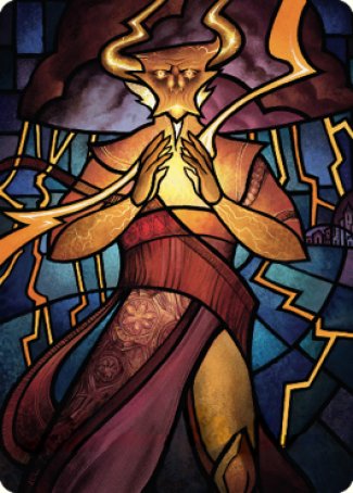 {A} Najal, the Storm Runner Art Card [Dominaria United Art Series][ADMU 074]