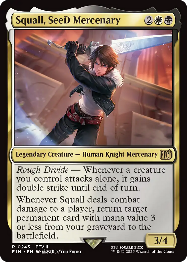 {@R} Squall, SeeD Mercenary [FINAL FANTASY][FIN 243]