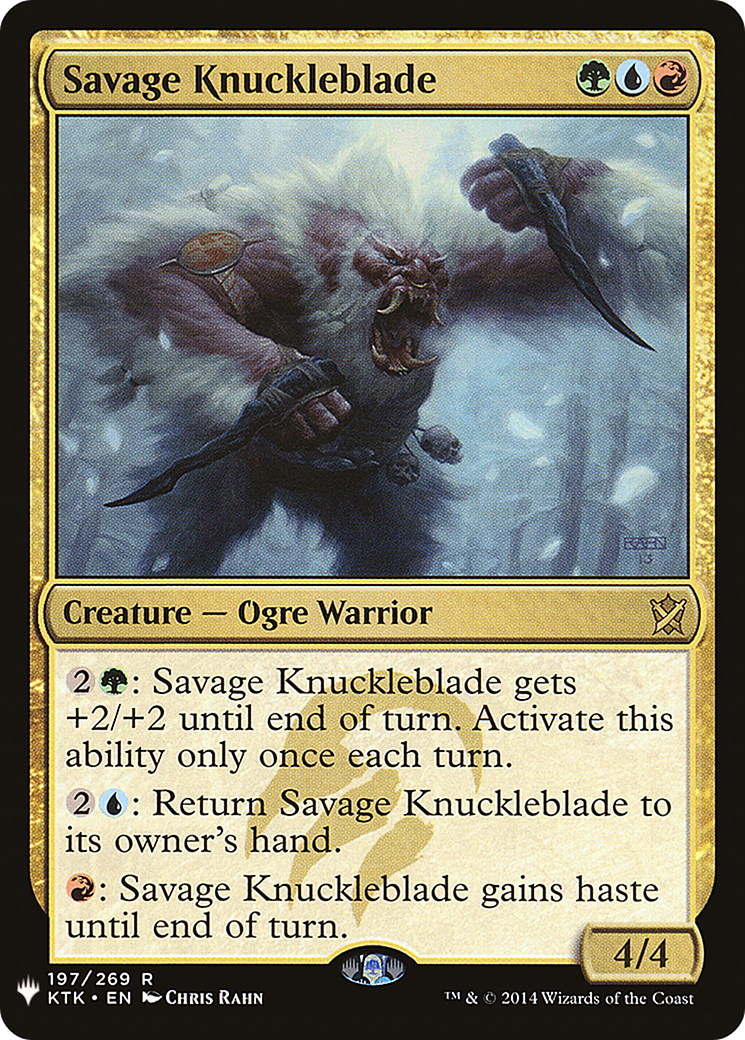 {R} Savage Knuckleblade [Mystery Booster][LS KTK 197]