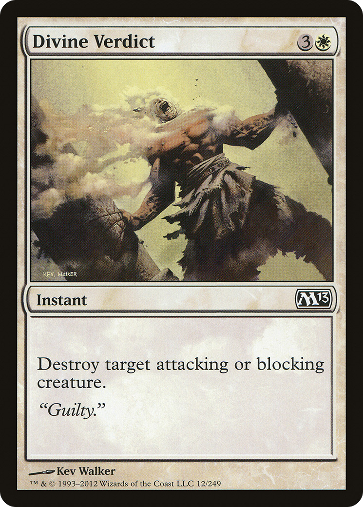 {C} Divine Verdict [Magic 2013][M13 012]