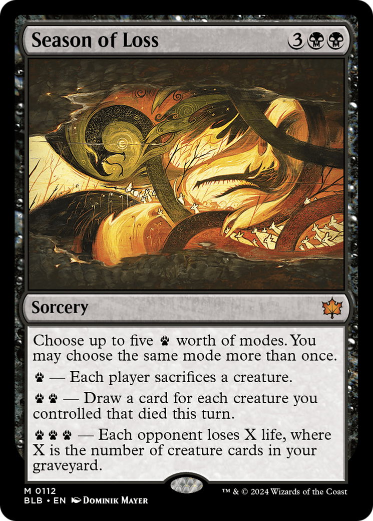 {@R} Season of Loss [Bloomburrow][BLB 112]