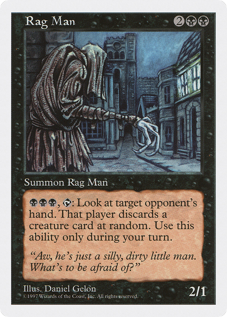 {R} Rag Man [Fifth Edition][5ED 190]