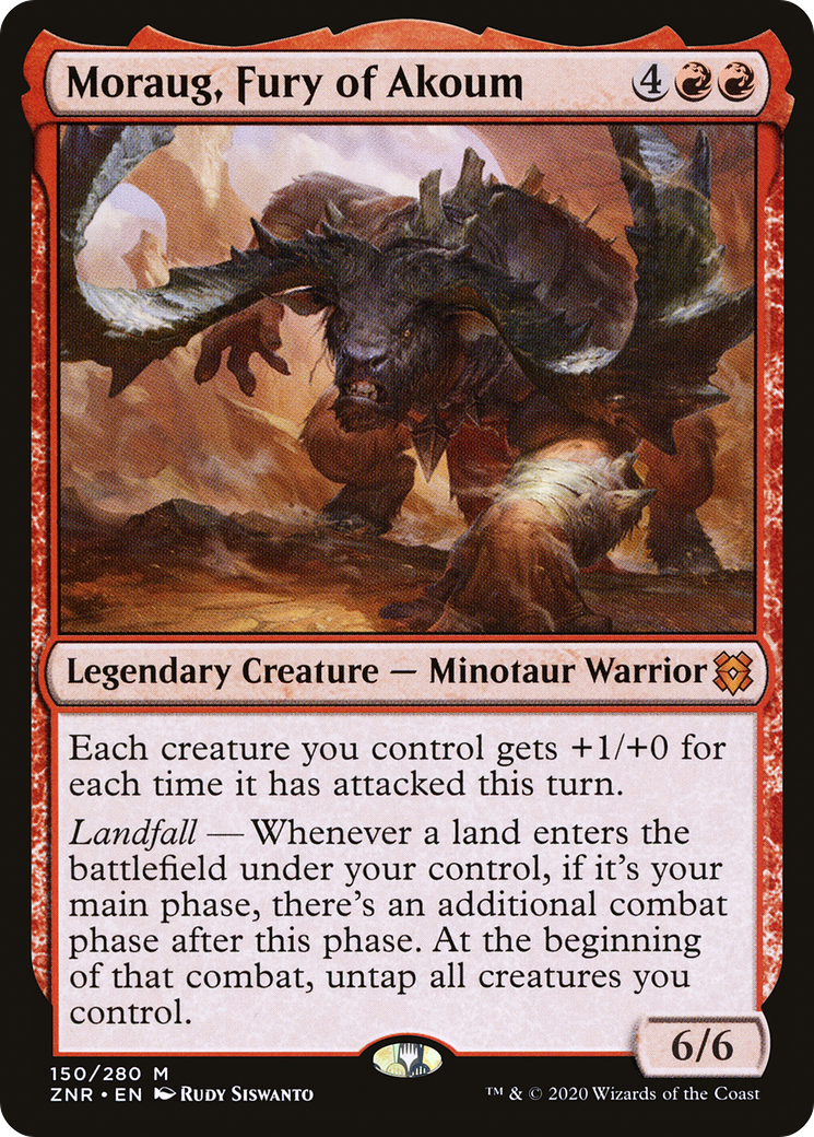 {R} Moraug, Fury of Akoum [Zendikar Rising][ZNR 150] - Misty Mountain Games