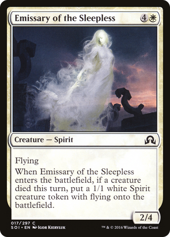 {C} Emissary of the Sleepless [Shadows over Innistrad][SOI 017]