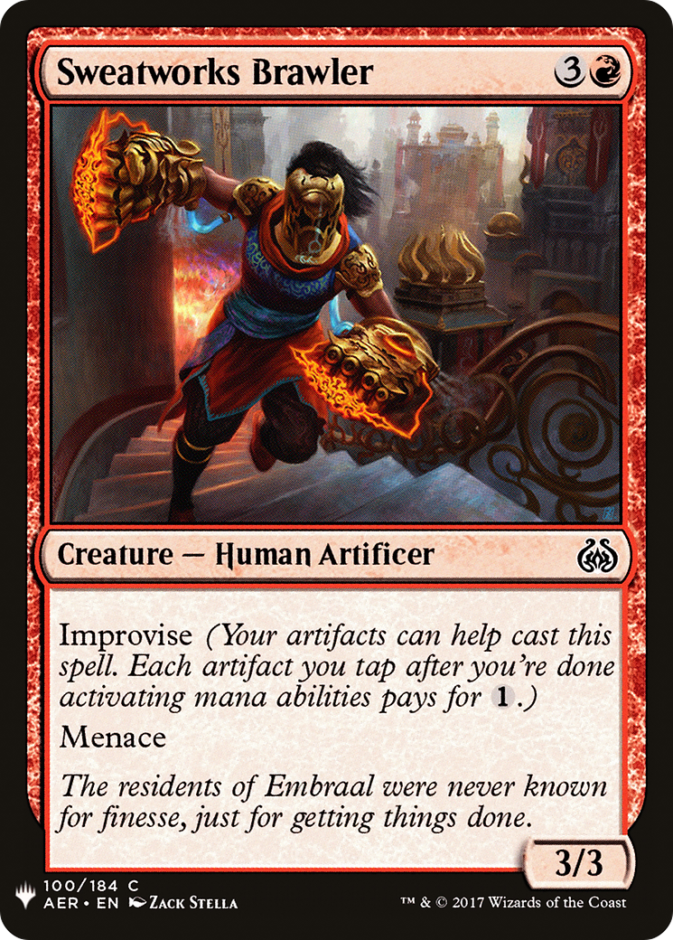 {C} Sweatworks Brawler [Mystery Booster][LS AER 100]