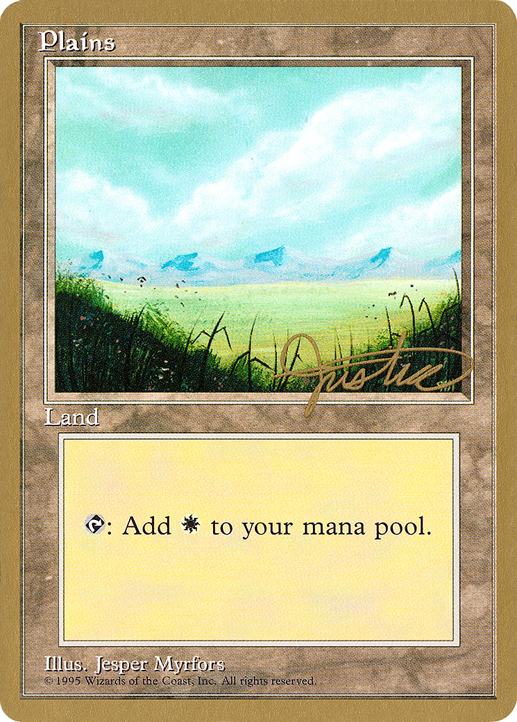 {B}[GB PTC MJ364] Plains (mj364) (Mark Justice) [Pro Tour Collector Set]