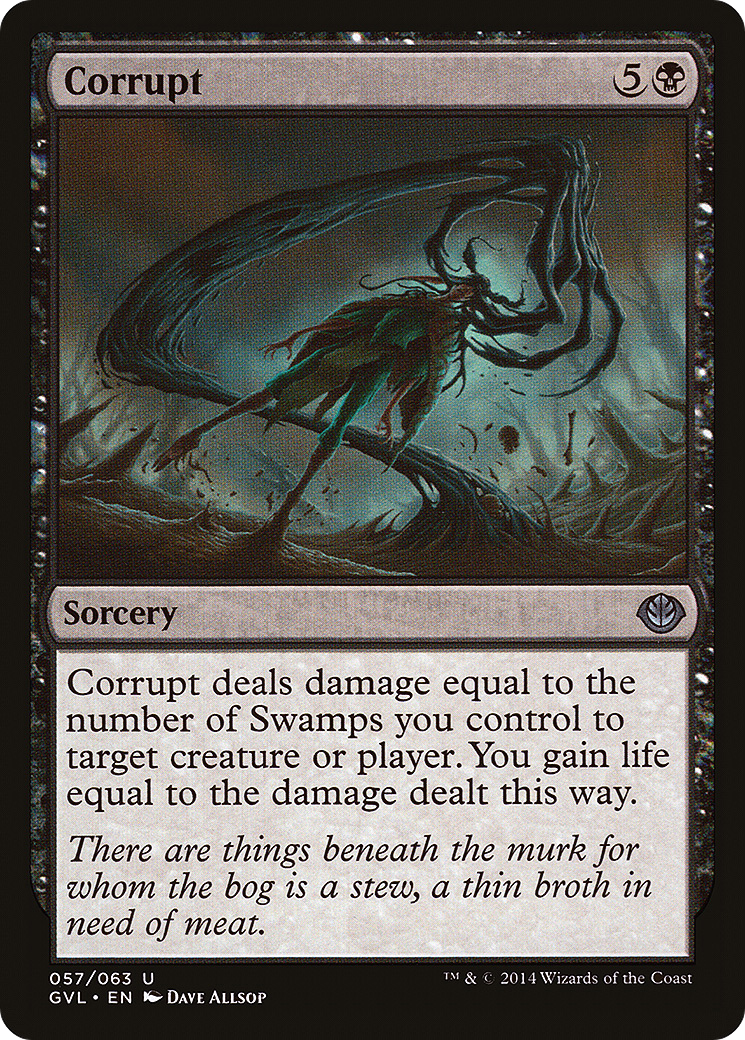 {C} Corrupt (Garruk vs. Liliana) [Duel Decks Anthology][GVL 057]