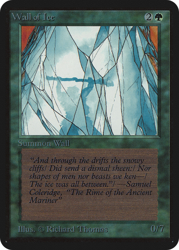 {C} Wall of Ice [Alpha Edition][LEA 224]