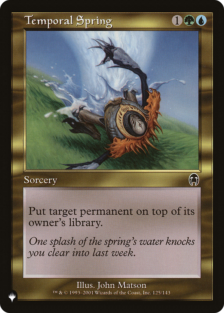 Temporal Spring [LIST 125/143]