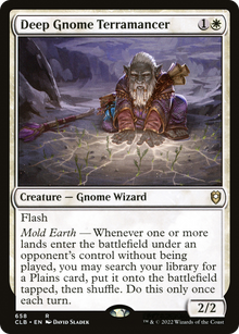{R} Deep Gnome Terramancer [Commander Legends: Battle for Baldur's Gate][CLB 658]