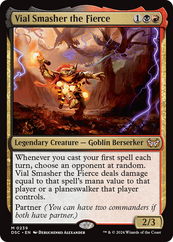 {R} Vial Smasher the Fierce [Duskmourn: House of Horror Commander][DSC 239]